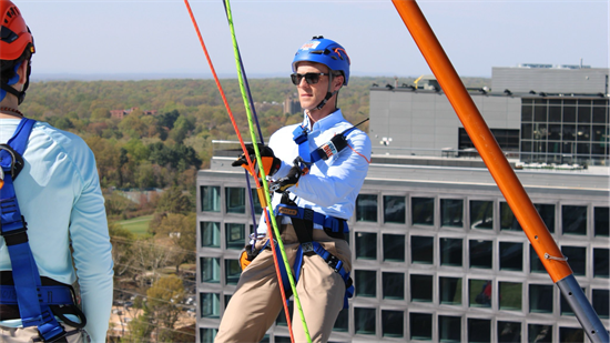 Rappelling